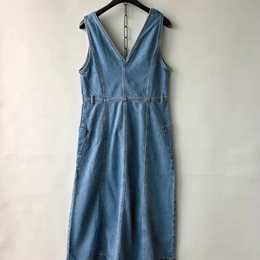 [SOLD OUT] S/탑텐 민소매 데님원피스