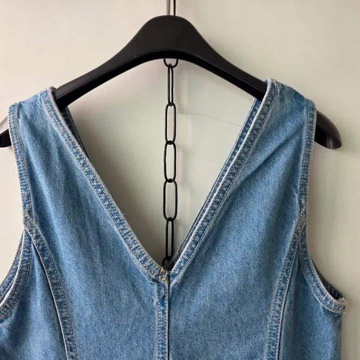 [SOLD OUT] S/탑텐 민소매 데님원피스