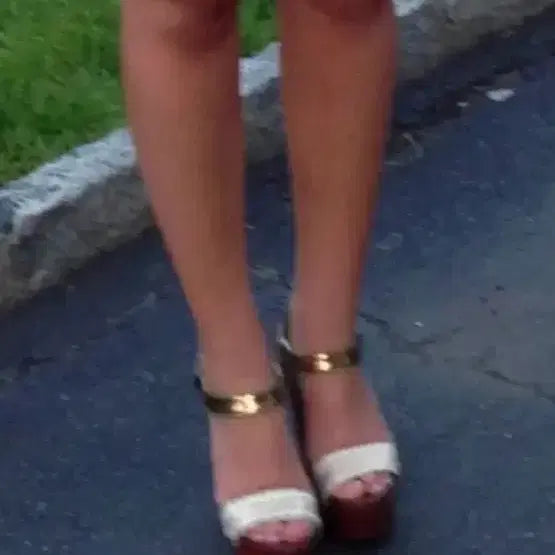 [BUNJANG] Vera Wang Wedge Sandals / (220-225) 베라왕 정품 플랫폼 웻지 샌들