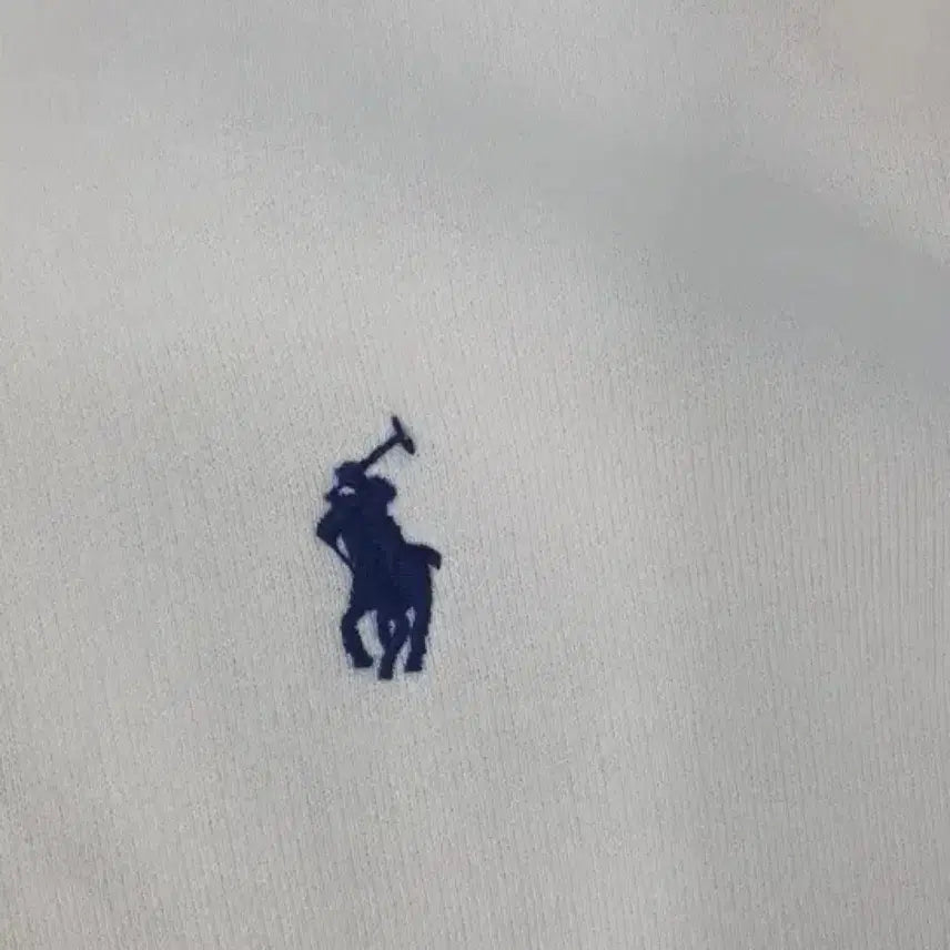 [BUNJANG] Polo Ralph Lauren Half-Zip Sweatshirt / 폴로 랄프로렌 하프집업  반집업 화이트