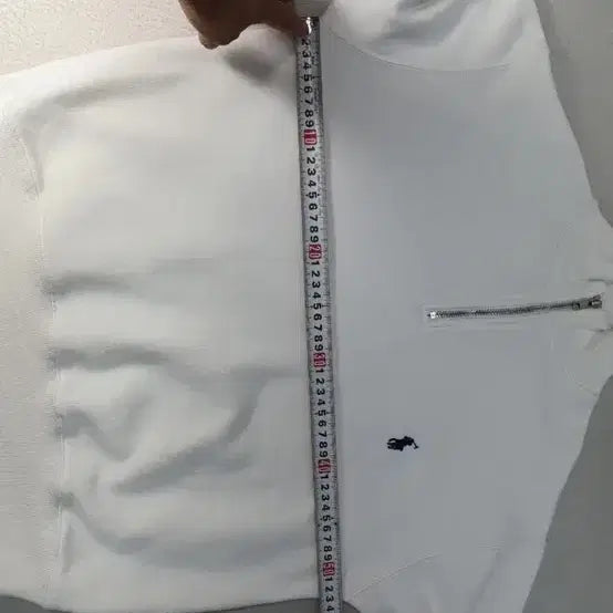 [BUNJANG] Polo Ralph Lauren Half-Zip Sweatshirt / 폴로 랄프로렌 하프집업  반집업 화이트