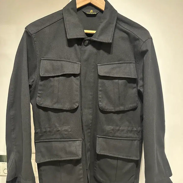 [BUNJANG] Lont 707 Cotton Safari Jacket Black (M) / 론트707 코튼 사파리자켓 bdu 블랙 m