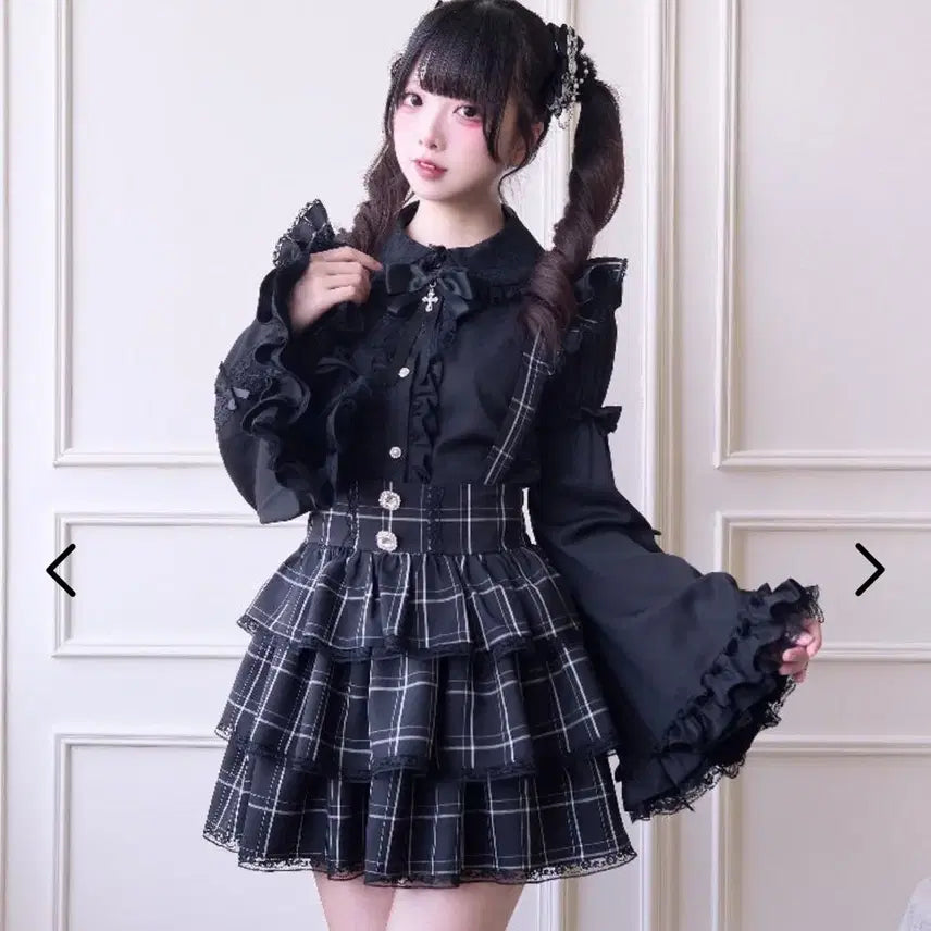 [BUNJANG] Nogenki Check Suspender Black / 노겐키 nogenki 체크 서스펜더 블랙 판매