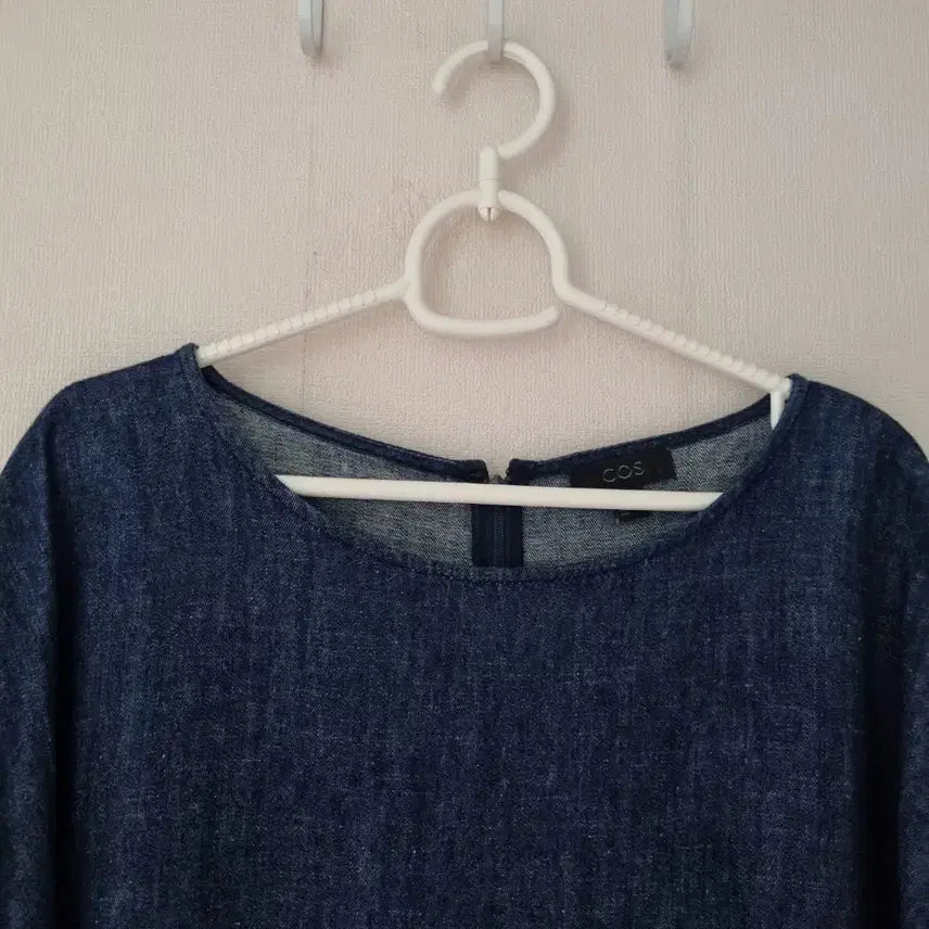 [BUNJANG] COS Hemp Cotton Blend Relaxed Fit Denim Dress Size 38 / COS 데님 원피스 헴프(마)코튼 루즈핏 (표기38)