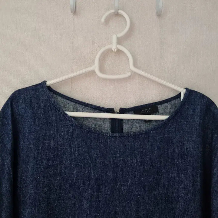 [BUNJANG] COS Hemp Cotton Blend Relaxed Fit Denim Dress Size 38 / COS 데님 원피스 헴프(마)코튼 루즈핏 (표기38)