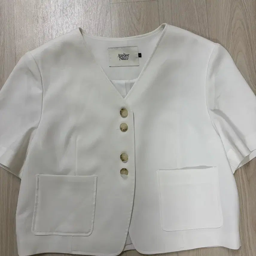 [BUNJANG] Atelier Nine Short Sleeve Jacket / 아뜰리에나인 반팔 쟈켓