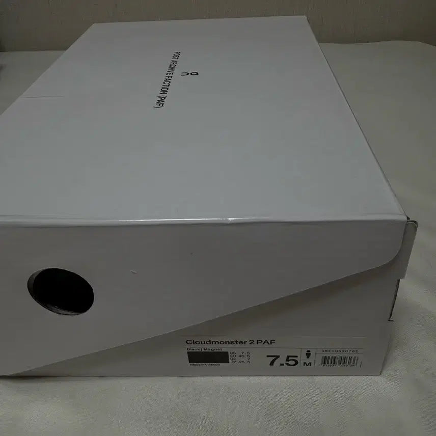 [BUNJANG] On Running x PAPF Cloudmonster 2 Black Shoes / 온러닝 x 파프 클라우드몬스터 2 블랙 255