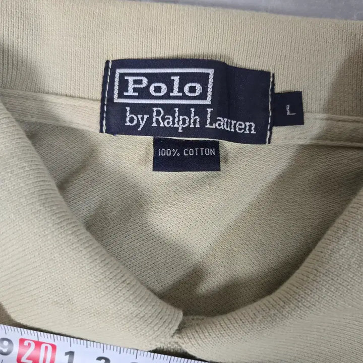 [BUNJANG] Polo Ralph Lauren Beige Big Pony Polo Shirt / 폴로 랄프로렌 베이지 빅포니 카라티
