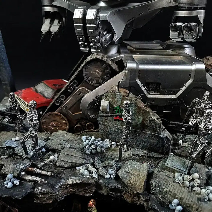 [BUNJANG] Terminator Diorama T-800 &amp; Hunter Killer with LED / 터미네이터 디오라마 판매