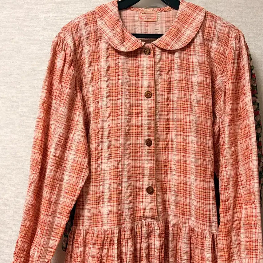 [BUNJANG] Checkered Long Dress with Pockets / 체크 주머니롱원피스