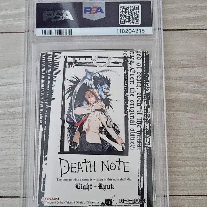 [BUNJANG] Death Note Light Yagami Trading Card PSA 9 / PSA9 데스노트 트레카 트레이딩 카드 라이토