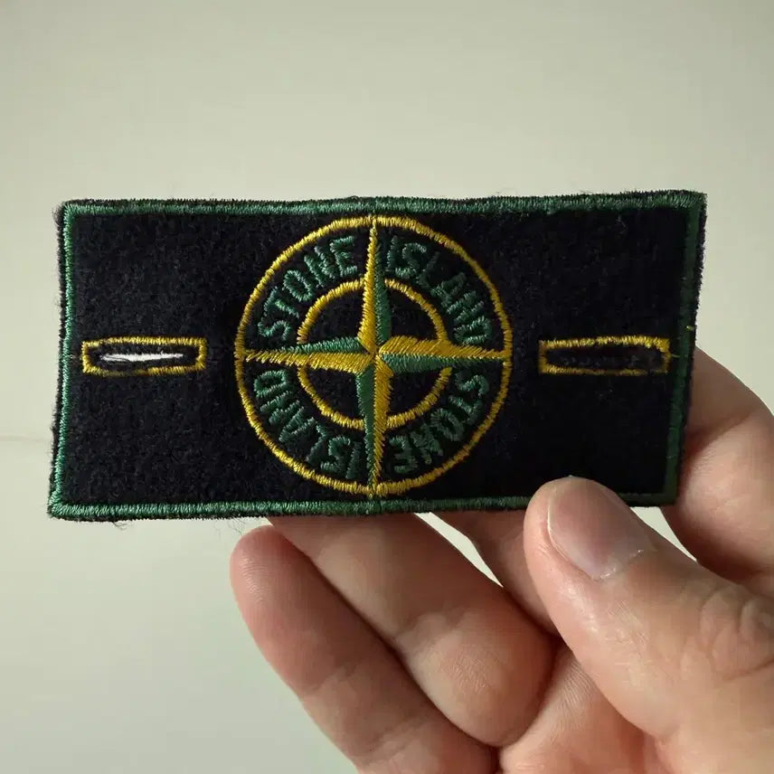 [BUNJANG] Stone Island Early Version Green Badge / 스톤아일랜드 초창기 와펜