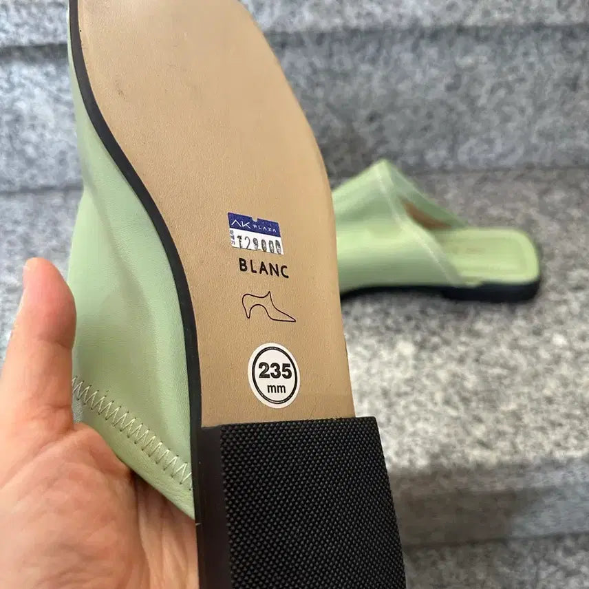 [BUNJANG] Mule Sandals 235mm Light Green / (새상품)뮬 샌들 235mm 연두