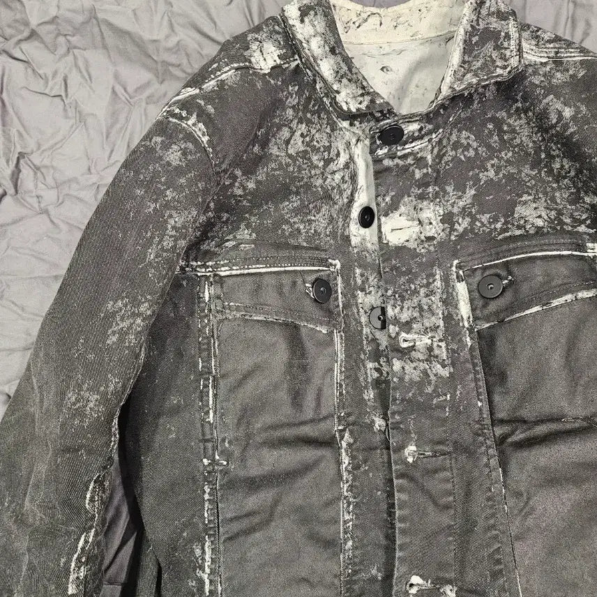 [BUNJANG] 11by Boris Bidjan Saberi Dirty Denim Jacket / 11by 보리스비잔사베리 bbs 더티 데님 자켓