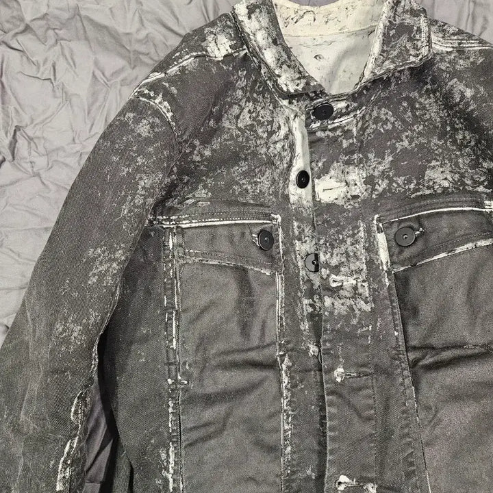 [BUNJANG] 11by Boris Bidjan Saberi Dirty Denim Jacket / 11by 보리스비잔사베리 bbs 더티 데님 자켓