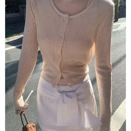 [BUNJANG] Zhenio Shell Tie Mini Skirt / 새상품 제니오 쉘 타이 미니 스커트