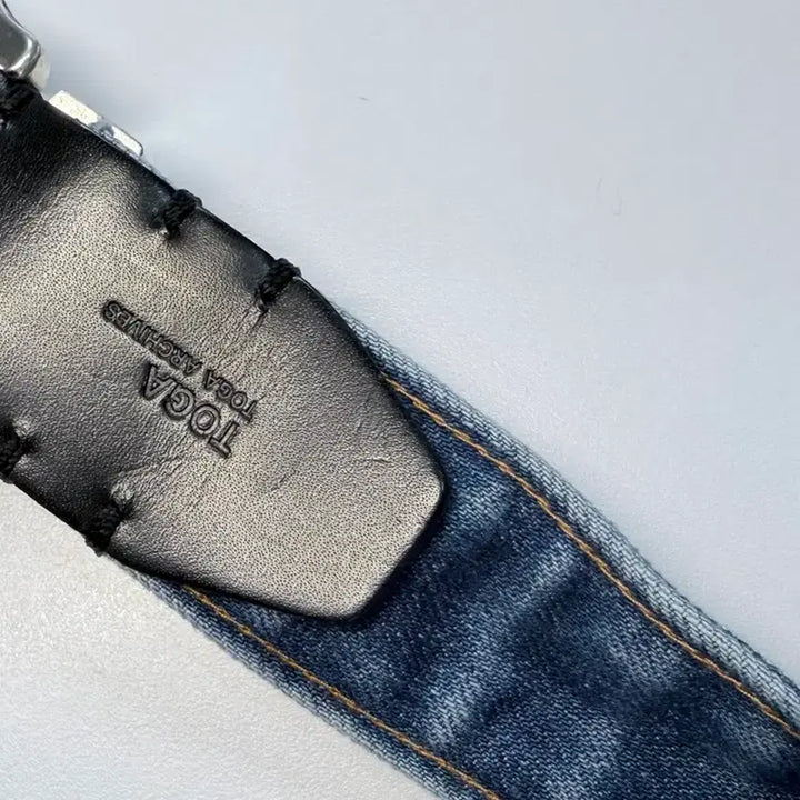 [BUNJANG] TOGA Western Denim Belt / 토가 toga 웨스턴 데님 벨트 (초레어템)