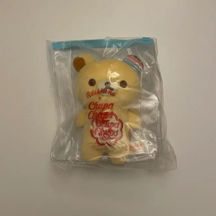 [BUNJANG] Rilakkuma Korilakkuma Chupa Chups Collaboration Pouch Plush Doll / 리락쿠마 코리락쿠마 츄파츕스 콜라보 파우치 인형 푸딩 한정