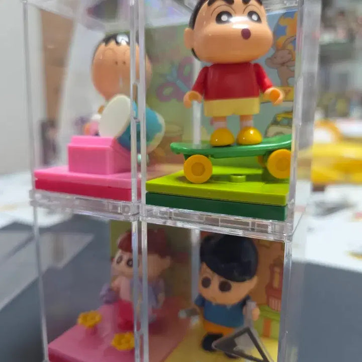 [BUNJANG] Crayon Shin-chan Acrylic Block Figure Bundle / 짱구 피규어 가챠 아크릴 블록