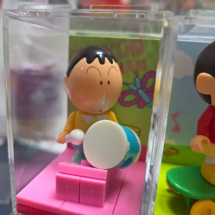 [BUNJANG] Crayon Shin-chan Acrylic Block Figure Bundle / 짱구 피규어 가챠 아크릴 블록