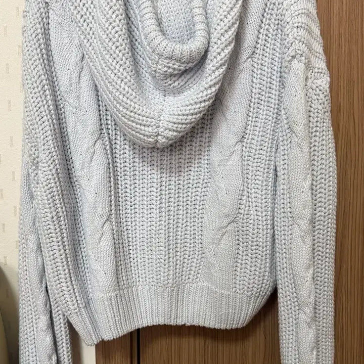 [BUNJANG] RoseeFranz Knit Hoodie / 로제프란츠 니트후드티