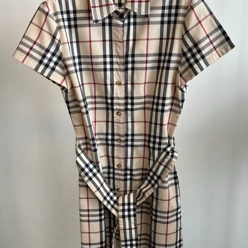 [BUNJANG] Burberry Check Midi Dress / 버버리 체크 원피스(정품)