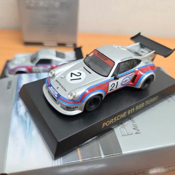 [BUNJANG] Kyosho 1/64 Porsche Martini Diecast Model Car Set / 교쇼 1/64  포르쉐 마티니 초레어2종 최종가격