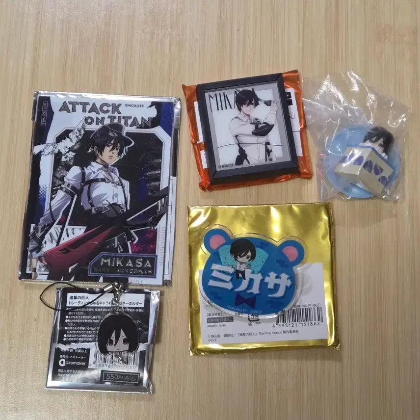 [BUNJANG] Attack on Titan Mikasa Bundle Set / 진격의 거인 미카사 굿즈 일괄