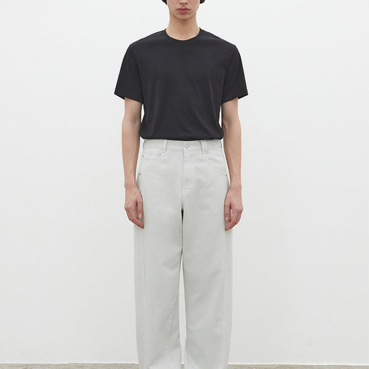 [BUNJANG] Dekat Curved Wide Denim Light Gray / 30)데케트 커브드 와이드 데님 라이트그레이 판매