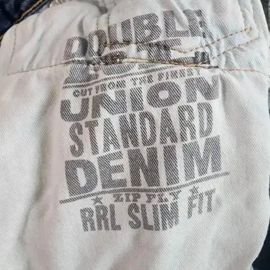 [SOLD OUT] RRL 슬림핏 리페어 디스트로이드 데님팬츠 32-32
