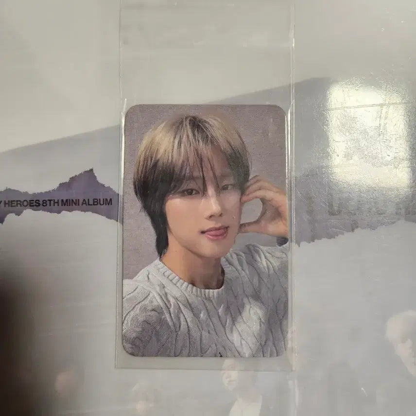 [SOLD OUT] 엑디즈 후즈팬 정수 럭드 포카 미공포 양도