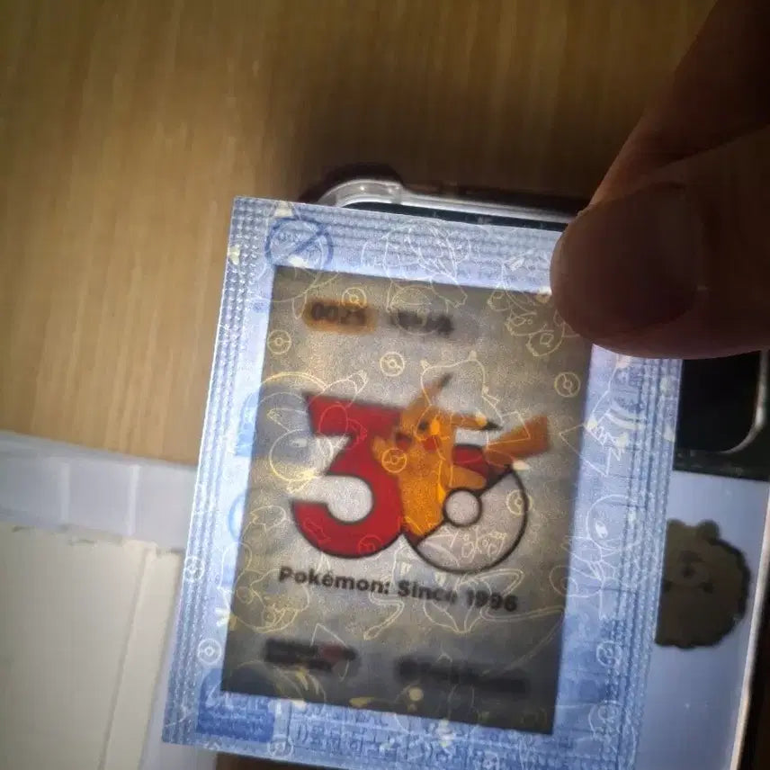[BUNJANG] Pokemon 30th Anniversary Pikachu Sticker Unsealed / 30주년 피카츄 띠부실 미개봉