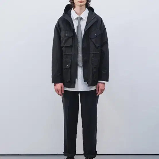 [BUNJANG] Dimitri Black Combat Mountain Jacket - Black / 디미트리블랙 컴뱃 마운틴 자켓 블랙