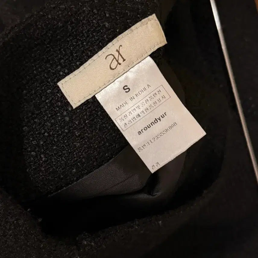 [BUNJANG] Around You Breed Tweed Skirt Black Size S / 어라운드율 브리드 트위드 스커트 블랙 S사이즈