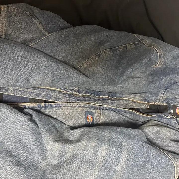 [BUNJANG] Dickies Denim Hooded Zip-Up Jacket / 디키즈 데님 후드 집업 자켓