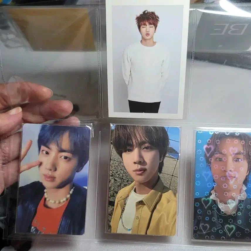 [BUNJANG] BTS Jin Photocard Bundle Set / 방탄소년단 진 포토카드 포카 4장 희귀포함 BTS JIN WTS