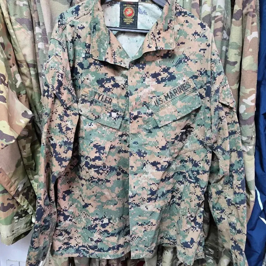 [SOLD OUT] 미군지급해병대전투복세트lr