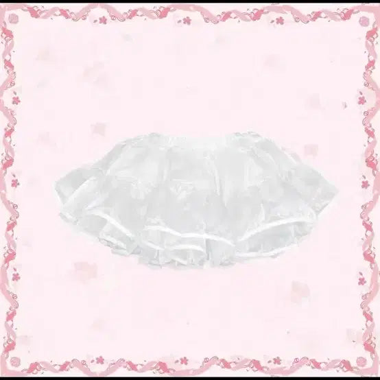 [BUNJANG] 30cm Soft 2-Tiered Tulle Cosplay Skirt / 30cm 소프트 2단 튜튜 코스프레용