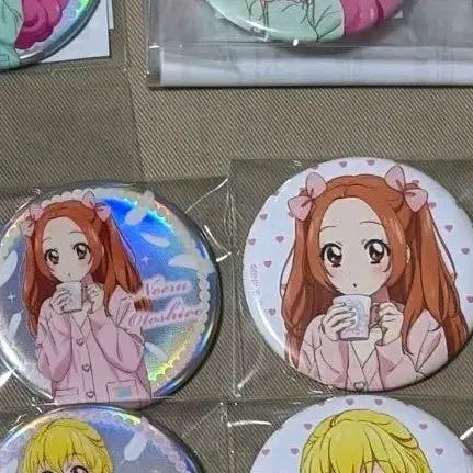 [BUNJANG] Aikatsu! Noel Angel Sugar Can Badge Set (Sealed) / 아이엠스타 아이카츠 노엘 엔젤리슈가 캔뱃지 세트
