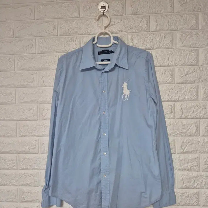 [BUNJANG] Polo Ralph Lauren Sky Blue Cotton Blend Shirt 14 / 폴로 랄프로렌 하늘색 셔츠 남방 14