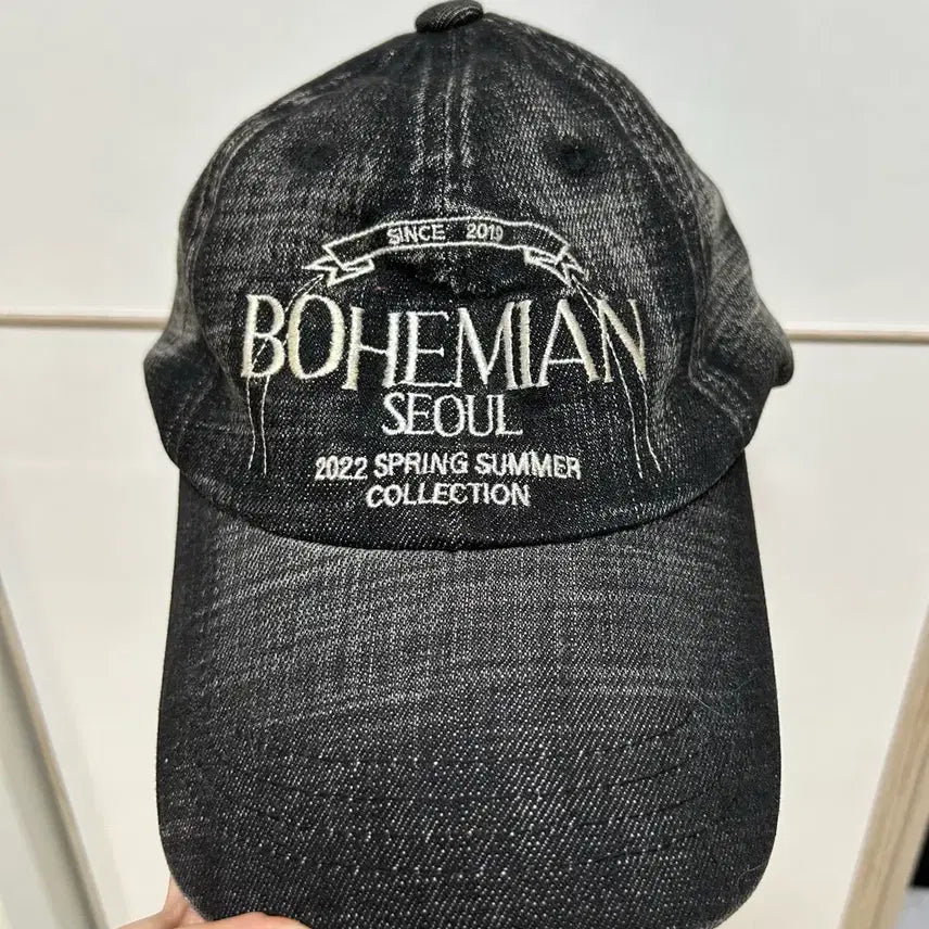 [BUNJANG] Bohemian Seoul Denim Ball Cap / 보헤미안서울 데님 볼캡 모자