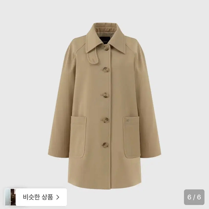[SOLD OUT] 룩캐스트 하프 트렌치코트 beige