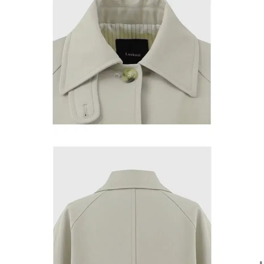 [SOLD OUT] 룩캐스트 하프 트렌치코트 beige