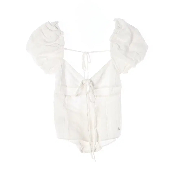 [BUNJANG] Glowny 23S Charlotte Puff Sleeve Blouse / 글로니 23S 샬롯 퍼프 탑 블라우스