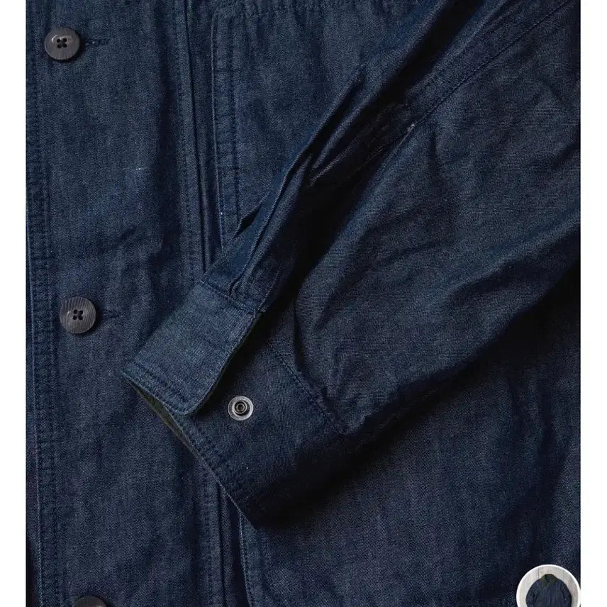 [SOLD OUT] FFC x DOCUMENT 헨리코튼 워시드 데님 필드 자켓