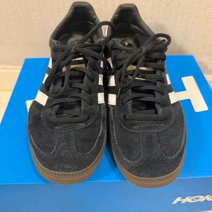 [BUNJANG] Adidas Samba Black Suede Sneakers (250mm) / 아디다스 삼바 블랙 스웨이드 운동화(250)