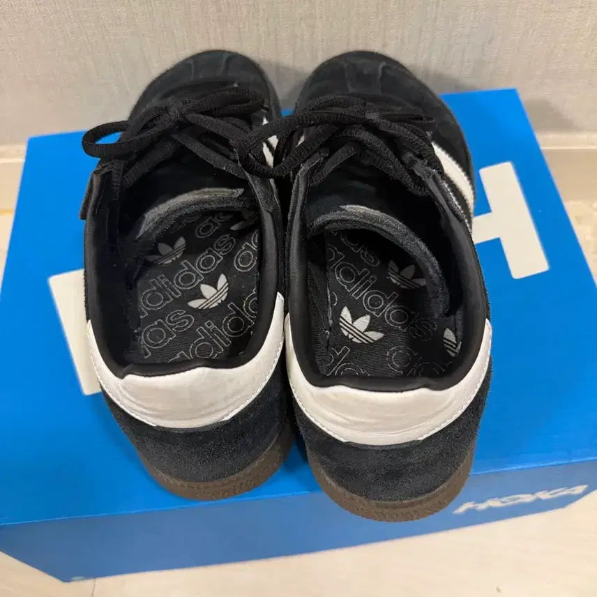 [BUNJANG] Adidas Samba Black Suede Sneakers (250mm) / 아디다스 삼바 블랙 스웨이드 운동화(250)