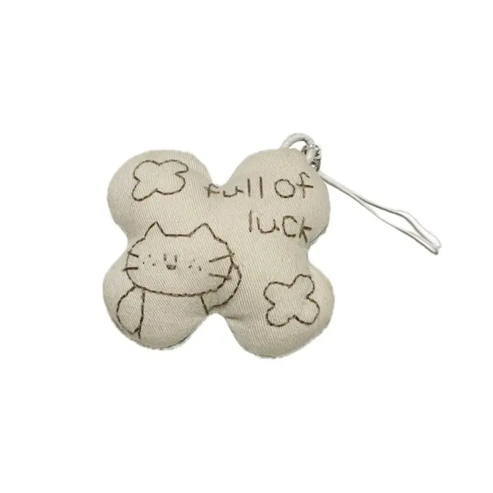 [BUNJANG] Mingle Mingle Lucky Clover Doll Keychain / [빈티지] 밍글맹글 럭키 클로버 인형 키링