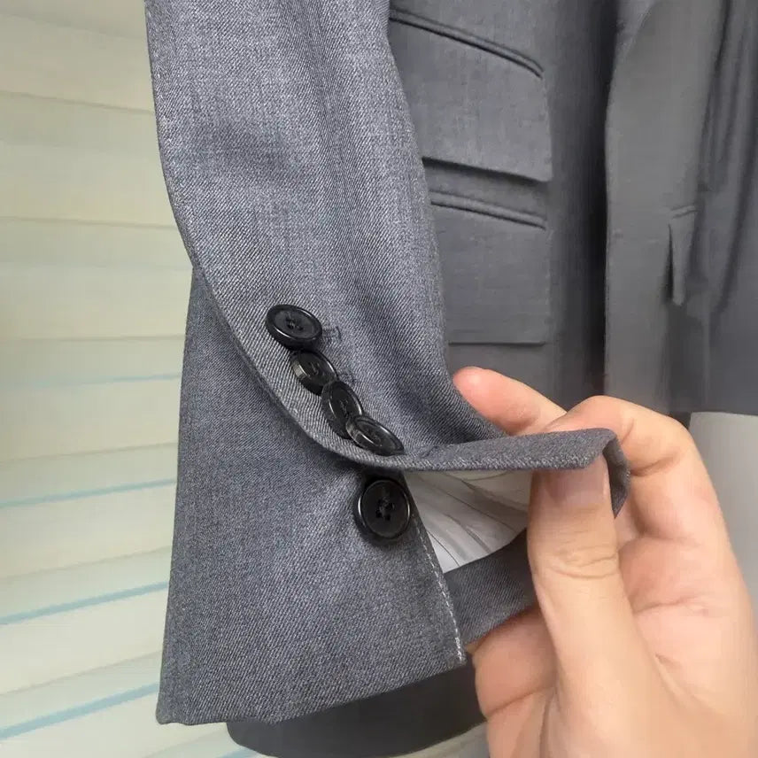[SOLD OUT] 톰포드 스타일 울 그레이 쓰리피스 맞춤 정장