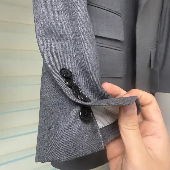 [SOLD OUT] 톰포드 스타일 울 그레이 쓰리피스 맞춤 정장